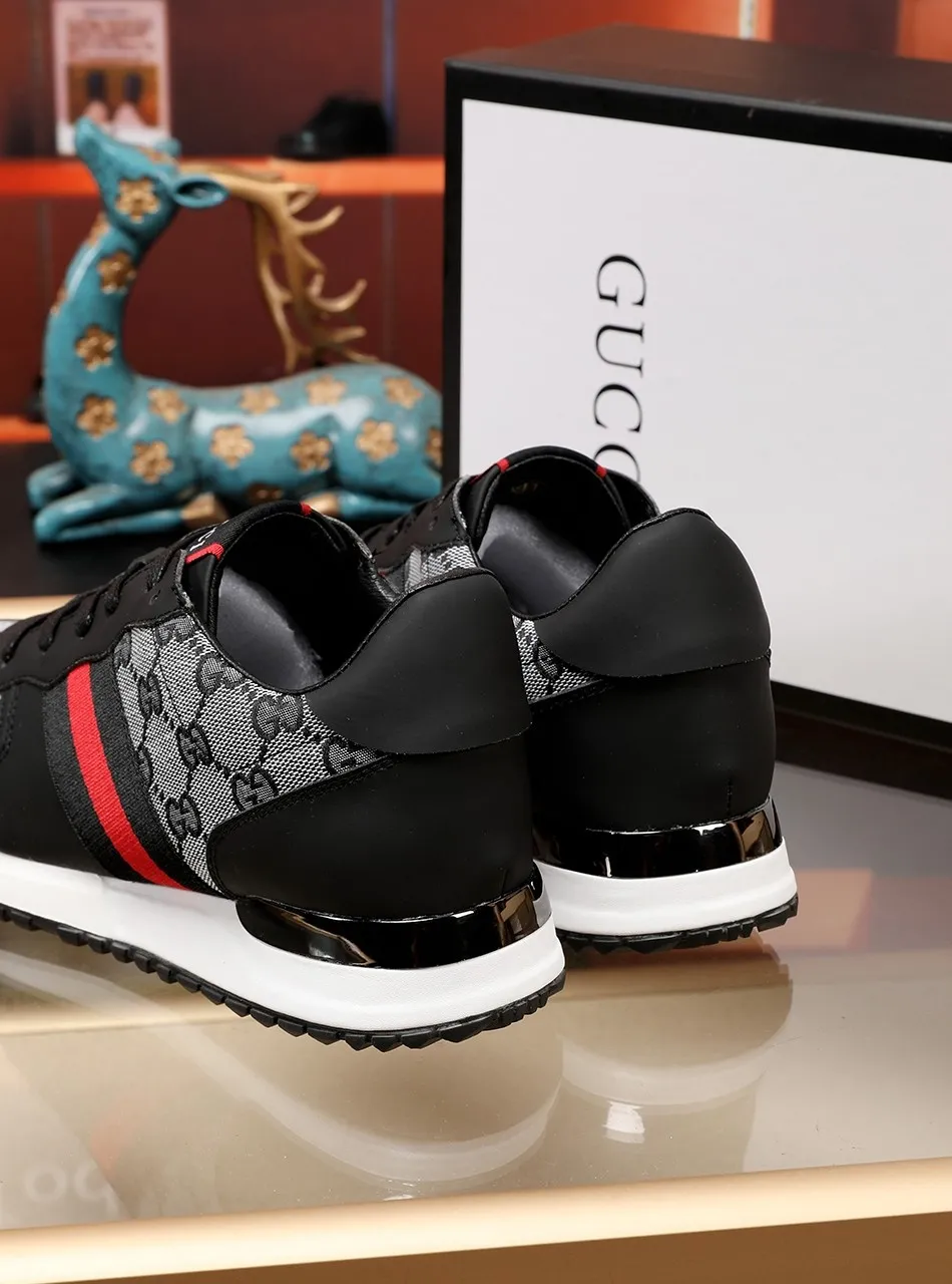 Factory price: 400💰"GUCCI"⚠️⚠️Top purchasing agent🔍🔍Sold simultaneously at men's HK counters. Sole: The original sole is specially provided by the original factory. The exclusive movable molded sole is super comfortable. The original factory follows the order. 🔍🔍High quality. 💪Details determine the quality. We only make shoes with our heart. You can enter and leave the counter at will. You are welcome to compare. Two colors are available. Size: 38-44, customized 45